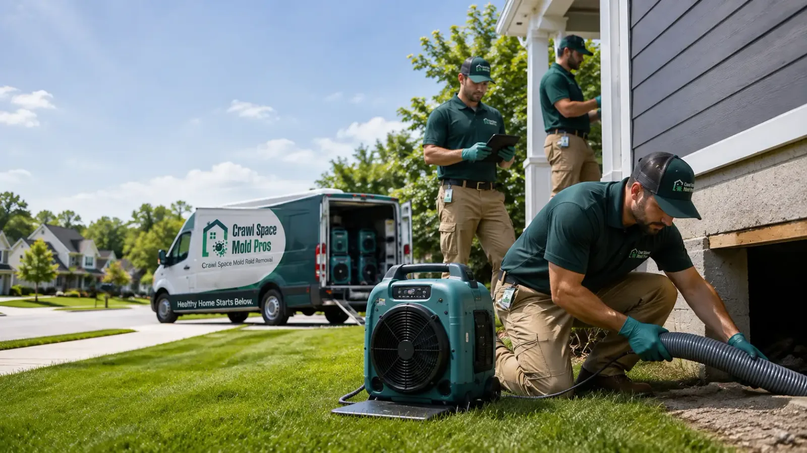 Crawl Space Mold Removal in Verona, OH
